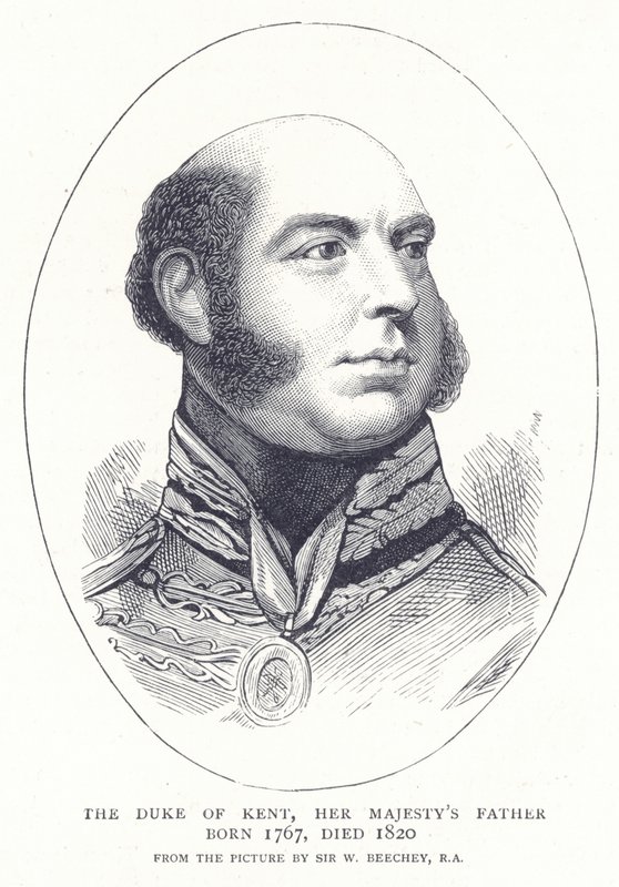 Hertugen af Kent, Hendes Majestæts Fader født 1767, død 1820 af English School