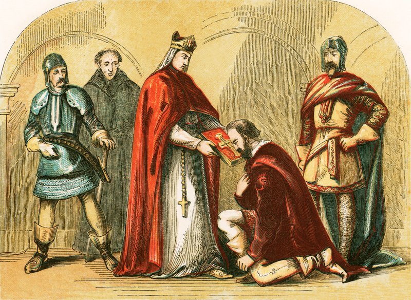 Hertugen af York aflægger ed på at være Henry VI trofast af English School