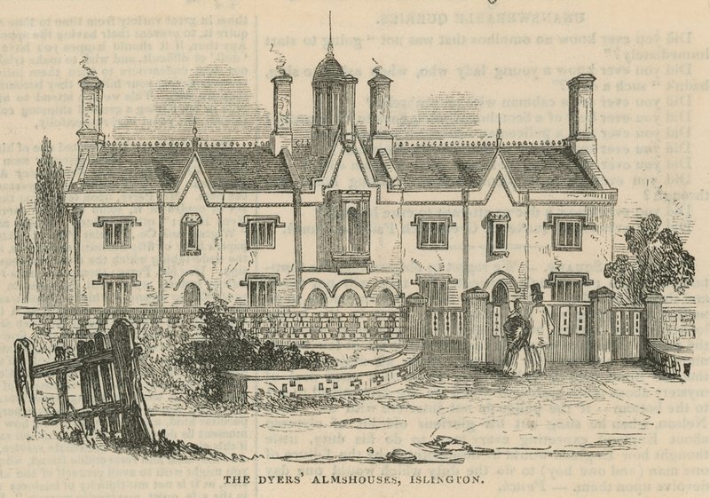 Dyers Almshouses i Islington af English School
