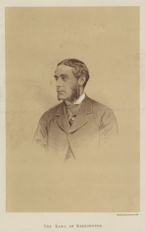Jarlen af Haddington (litho) af English School