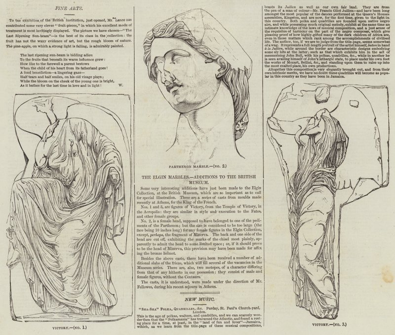 The Elgin Marbles (gravering) af English School