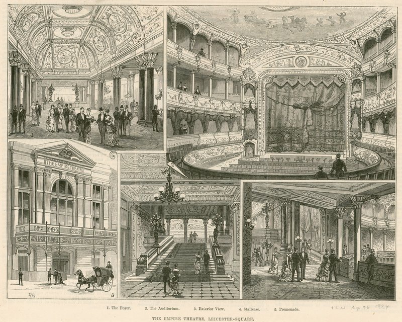 Empire Theatre, Leicester Square, London af English School