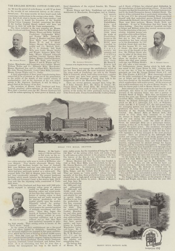 The English Sewing Cotton Company (gravering) af English School