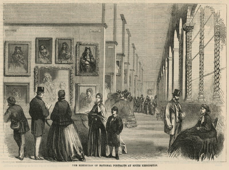 Udstillingen af nationale portrætter i South Kensington af English School