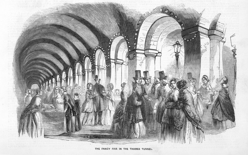 The Fancy Fair i Themsen Tunnel af English School