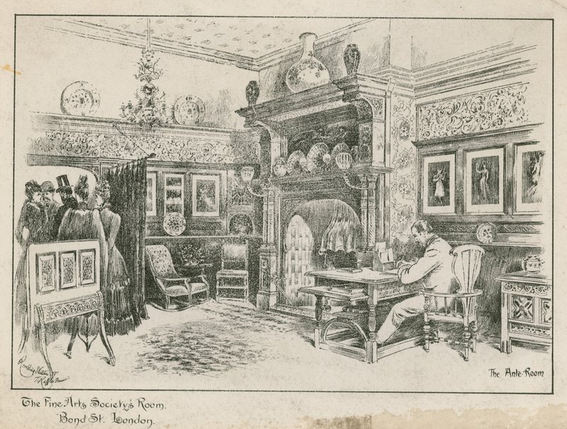 The Fine Arts Societys Room, Bond Street, London - Ante-Room af English School