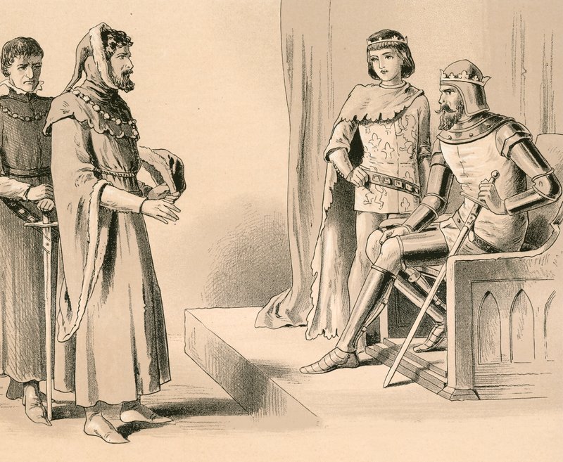 Flemingerne nægter at anerkende prins Edward som deres fremtidige suveræne af English School