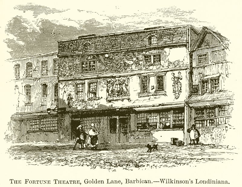 Fortune Theatre, Golden Lane, Barbican.--Wilkinsons Londiniana af English School