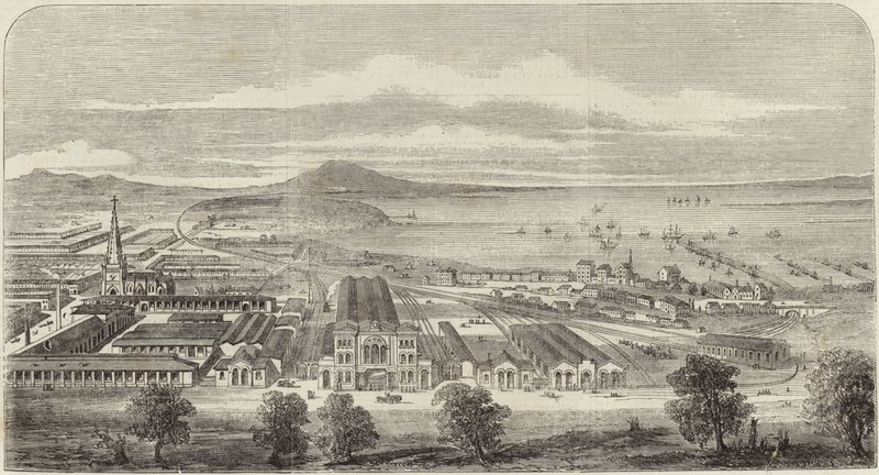 Geelong og Melbourne Railway af English School