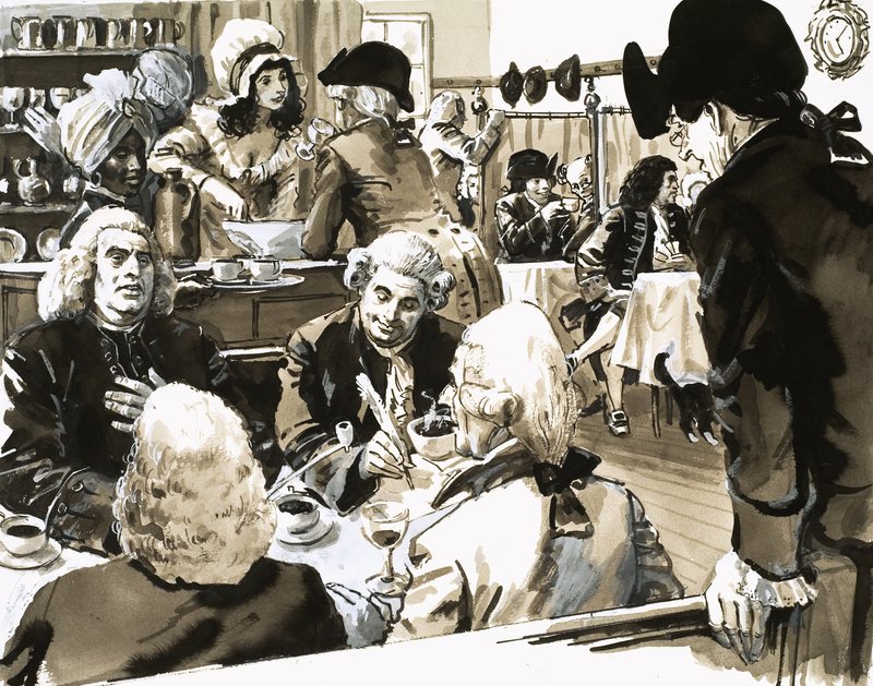 The Georgians: The Monarch of Words (Samuel Johnson) af English School