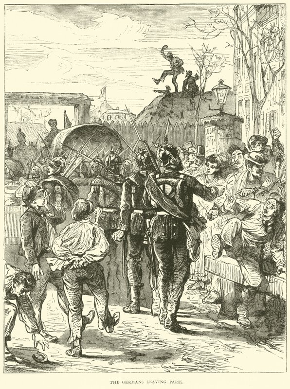 Tyskerne forlader Paris, marts 1871 af English School