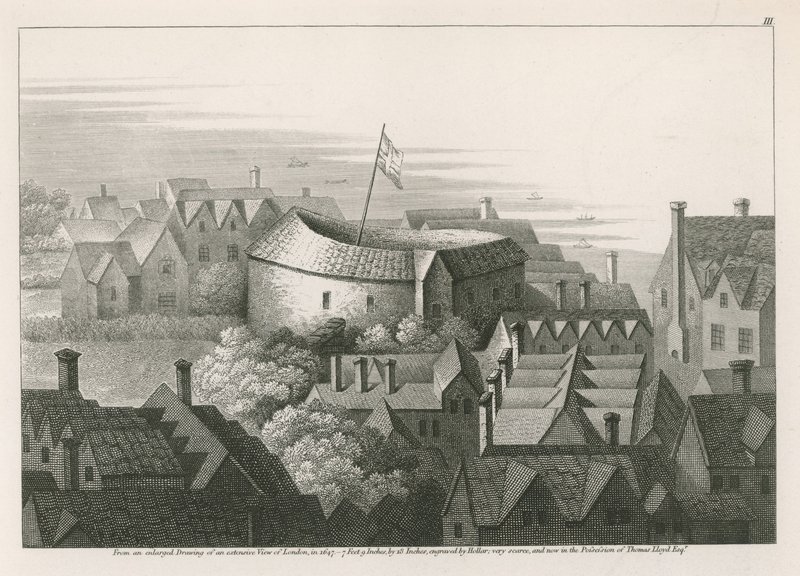 The Globe Theatre, Bankside, Southwark, London af English School