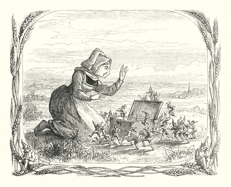 De gode mennesker (gravering) af English School