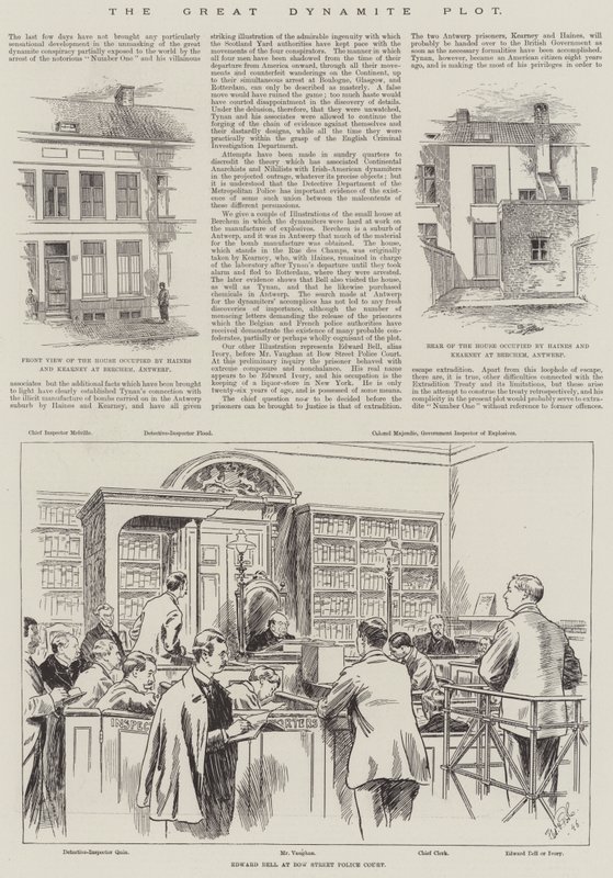 The Great Dynamite Plot (gravering) af English School