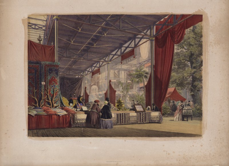 Den store udstilling 1851, Tyrkiet nr. 1 (farvet gravering) af English School