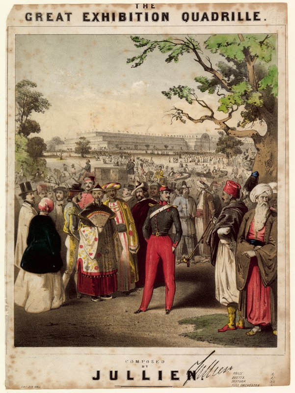 Den store udstillingsquadrille (1851) af English School