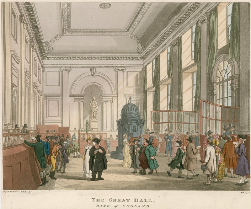 The Great Hall, Bank of England af English School