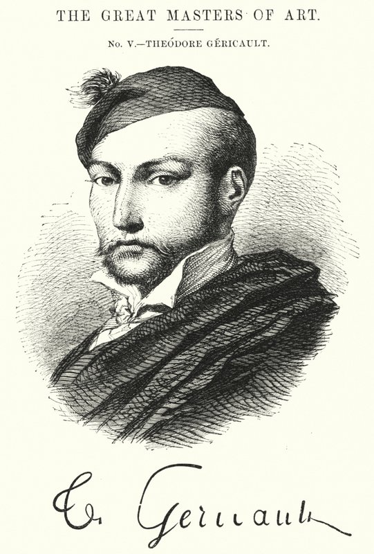 Kunstens store mestre, Theodore Gericault (kobberstik) af English School