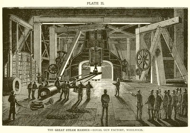The Great Steam Hammer - Royal Gun Factory, Woolwich af English School
