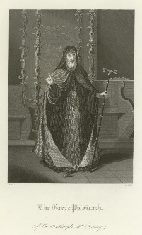 Den græske patriark af Konstantinopel, 1700-tallet af English School