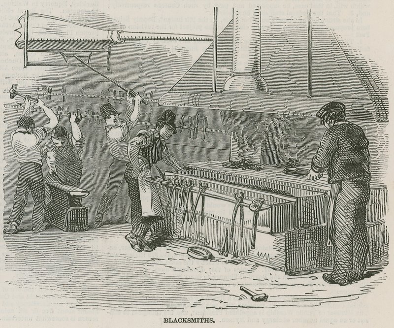 The Greenwich Royal Hospital Schools; Smede af English School