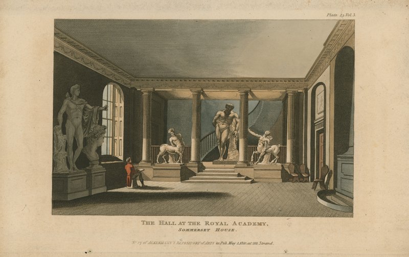Salen på Royal Academy, Somerset House af English School