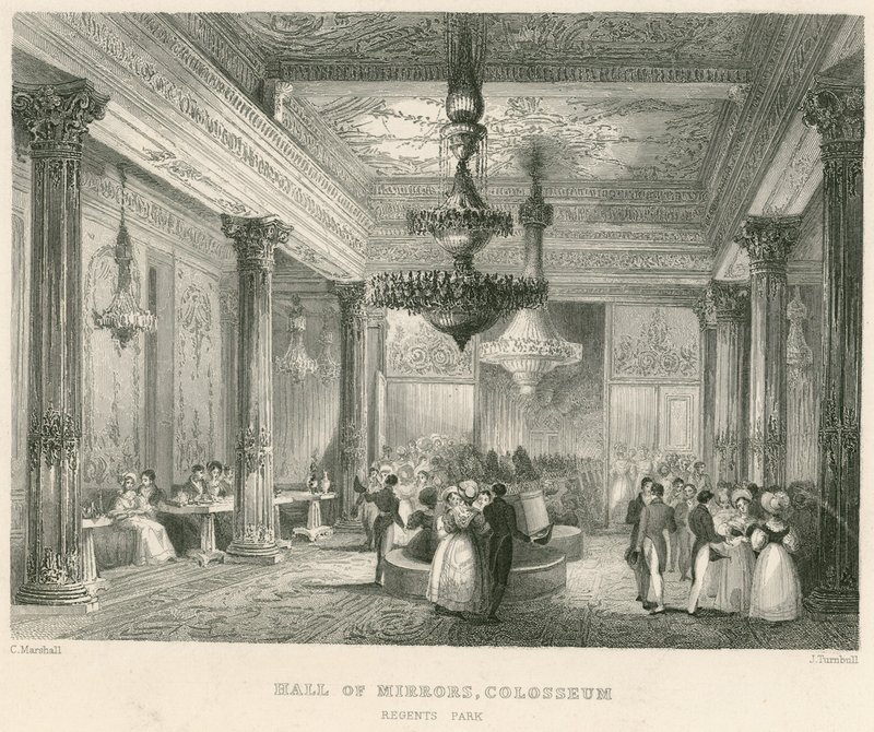 The Hall of Mirrors, Colosseum, Regents Park, London af English School