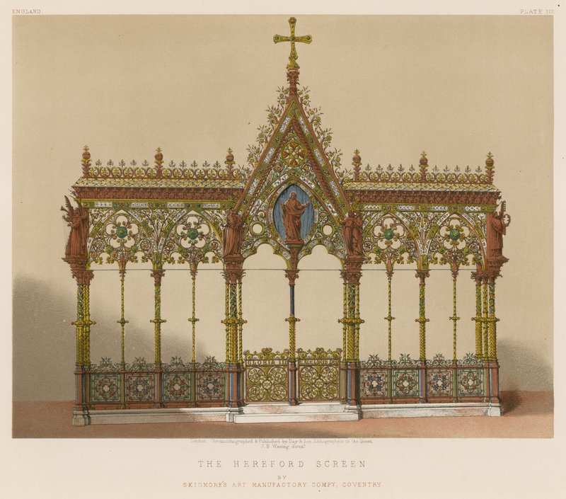 The Hereford Screen af Skidmores Art Manufactory Company, Coventry af English School