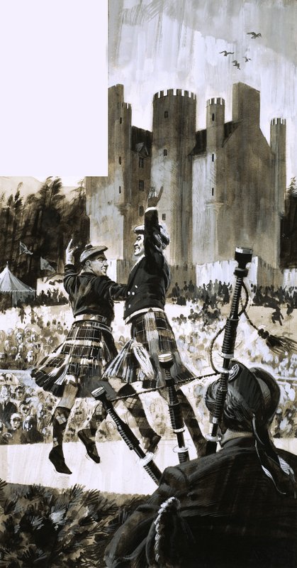 The Highland Games of Braemar af English School