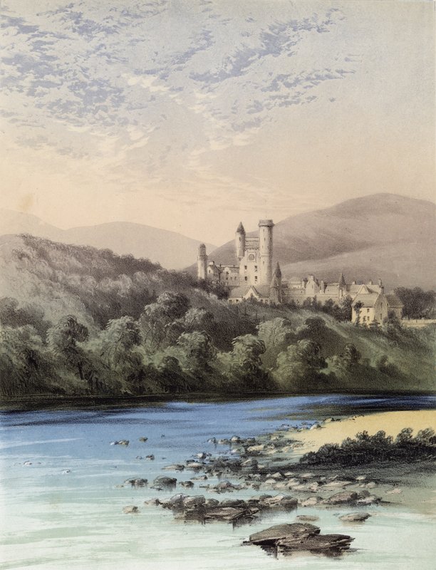 The Highland Home, Balmoral Castle, Quadrille, Frederic Lemoine af English School