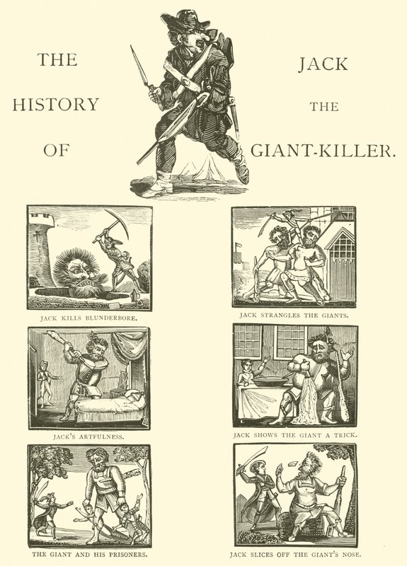 Historien om Jack The Giant Killer (træsnit) af English School