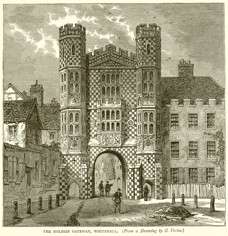 Holbein Gateway, Whitehall af English School