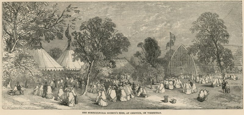 Horticultural Societys-festen i Chiswick af English School