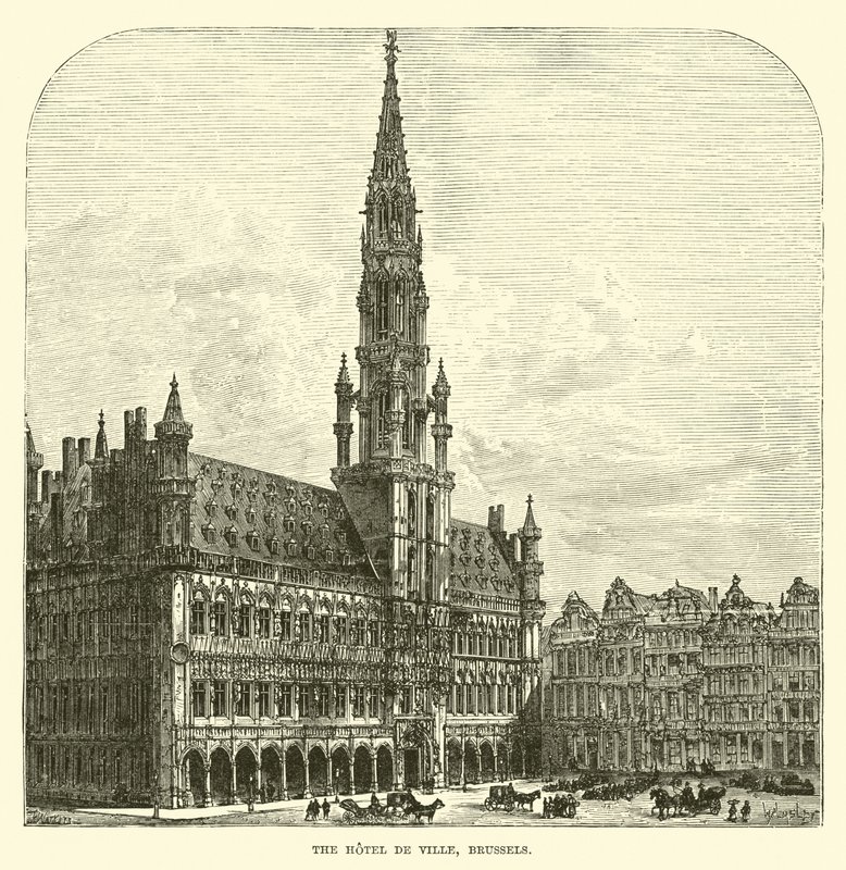 Hotel de Ville, Bruxelles af English School
