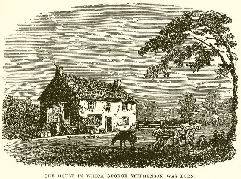 Huset, hvor George Stephenson blev født af English School