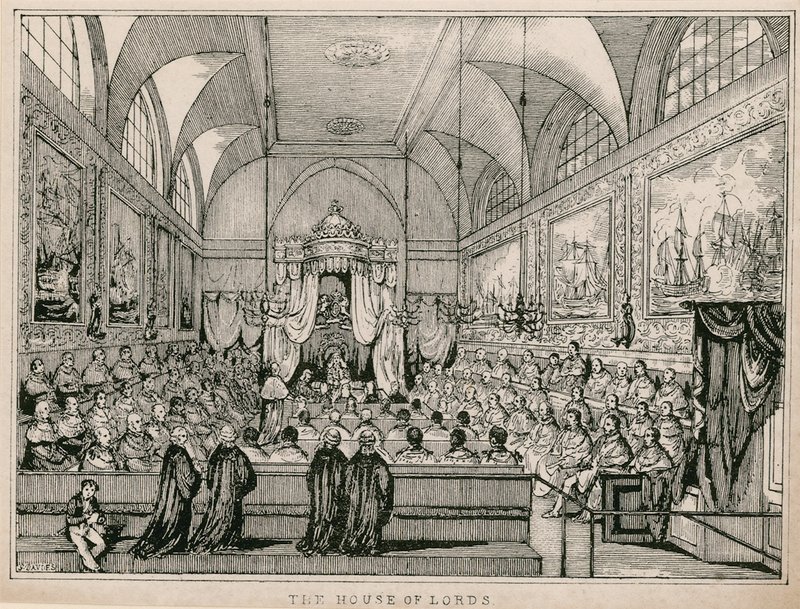 The House of Lords, Westminster, London af English School