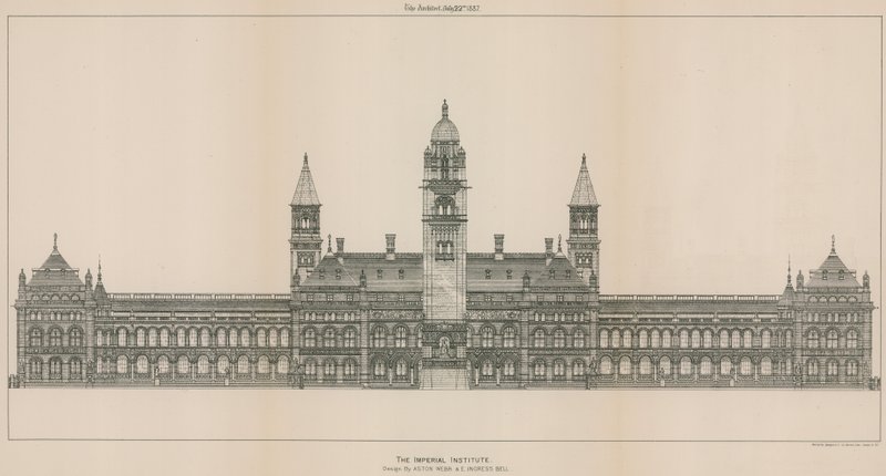 The Imperial Institute: Design af Aston Webb og E Ingress Bell af English School