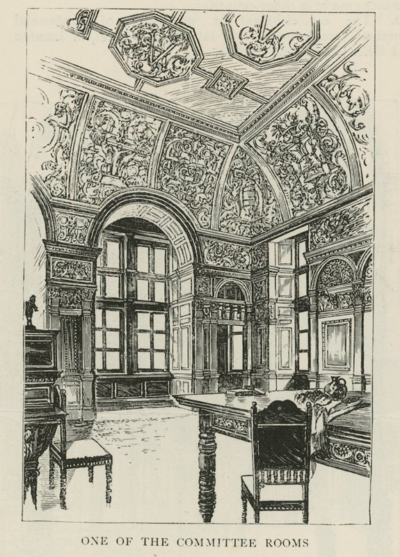 The Imperial Institute: Et af udvalgsrummene af English School