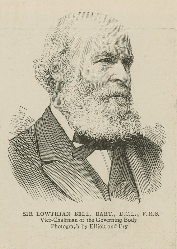 The Imperial Institute: Sir Lowthian Bell, næstformand for det styrende organ af English School