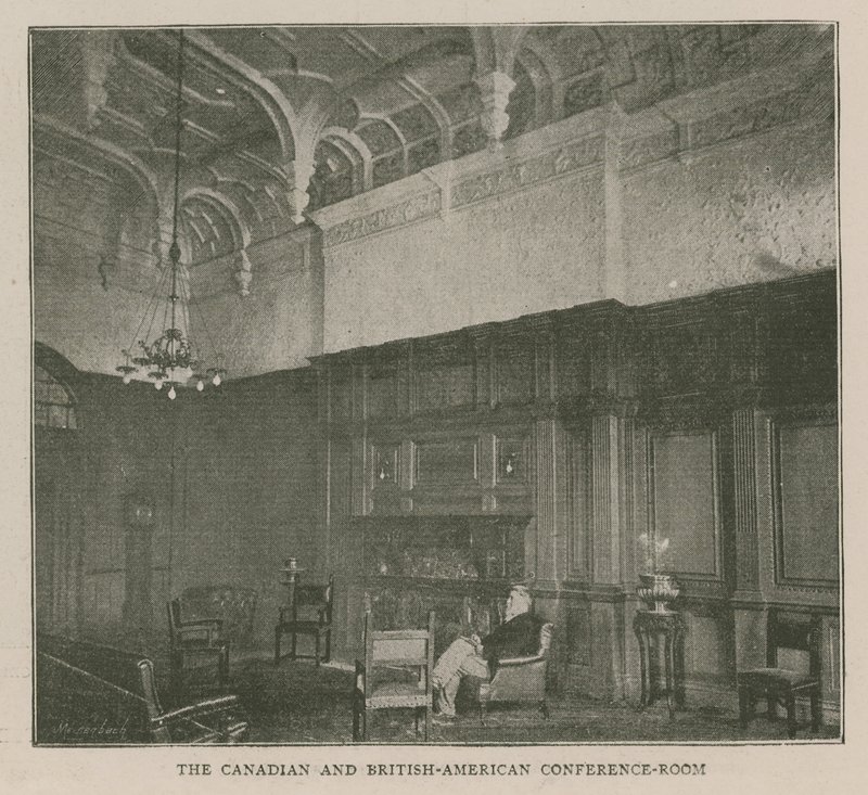 The Imperial Institute: Det canadiske og britisk-amerikanske konferencerum af English School