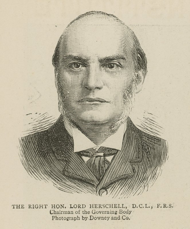 The Imperial Institute: The Right Honorable Lord Herschell, formand for det styrende organ af English School