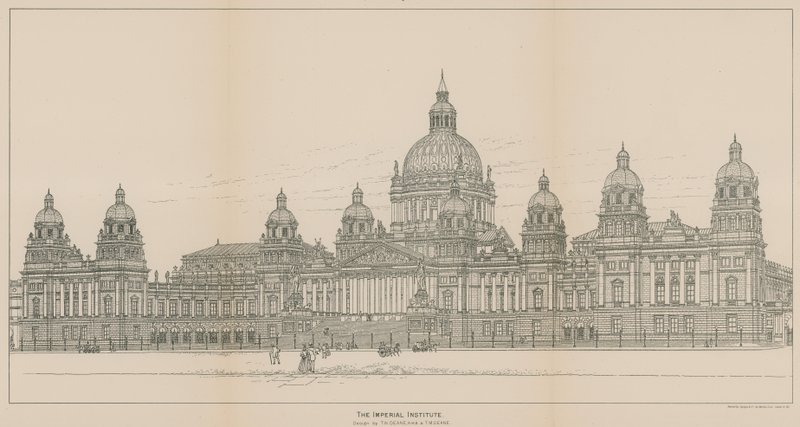 The Imperial Institute, designet af TN Deane og TM Deane af English School