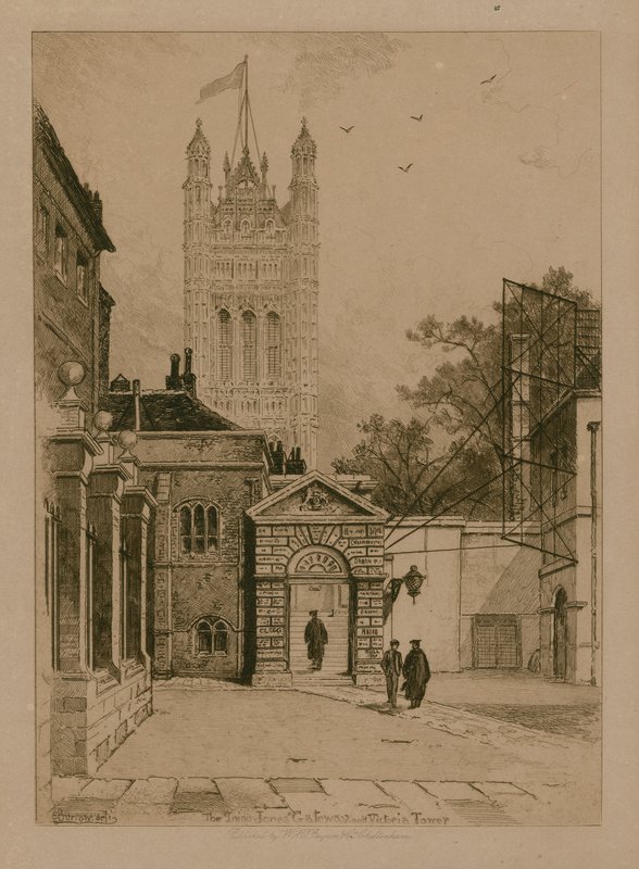 Inigo Jones Gateway og Victoria Tower på Westminster School af English School
