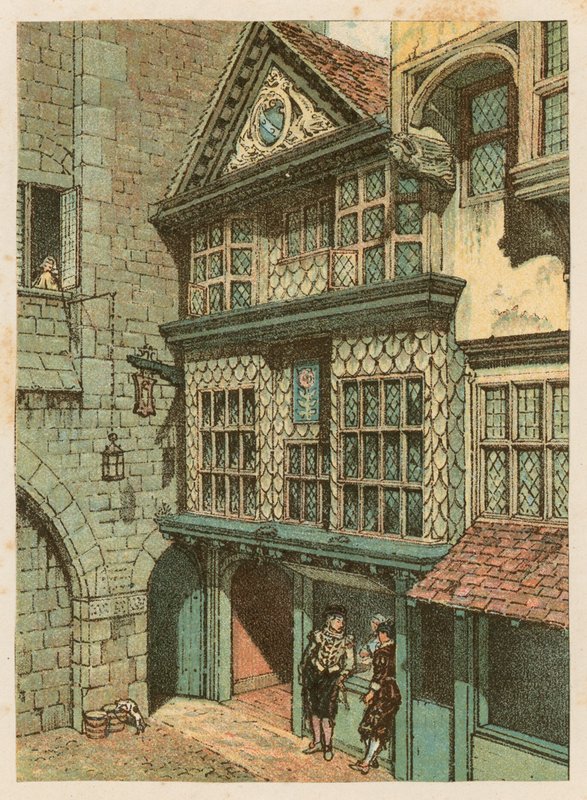 Den internationale sundhedsudstilling i South Kensington, 1884: den gamle London-gade af English School