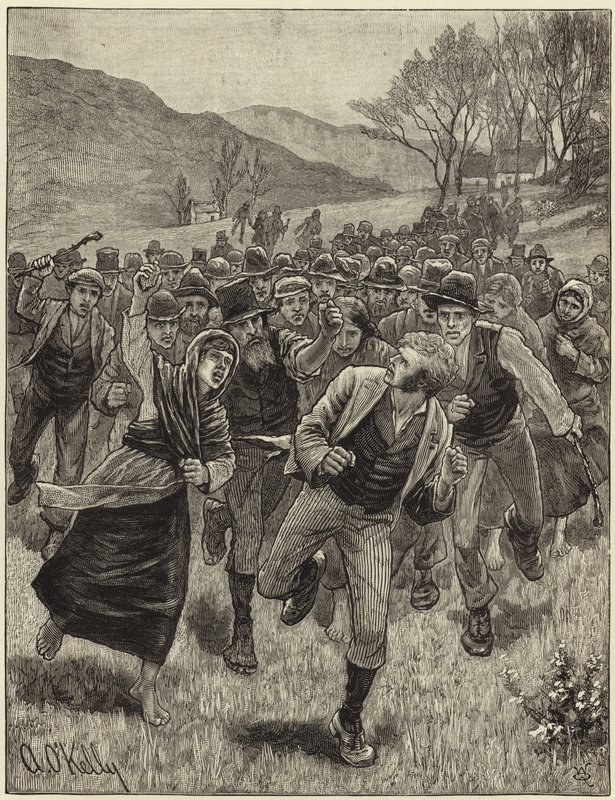 Den irske Land League-agitation af English School