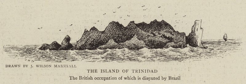 Øen Trinidad (gravering) af English School