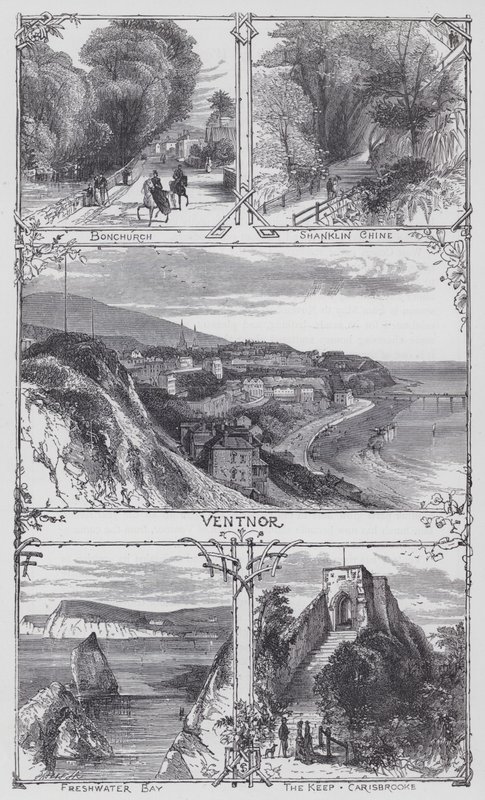 Isle of Wight (gravering) af English School