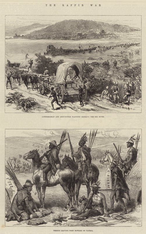 Kaffirkrigen (gravering) af English School