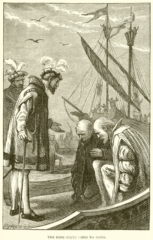Kongen besøger Vasco da Gama af English School