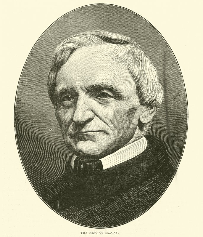 Kongen af Sachsen, oktober 1870 af English School
